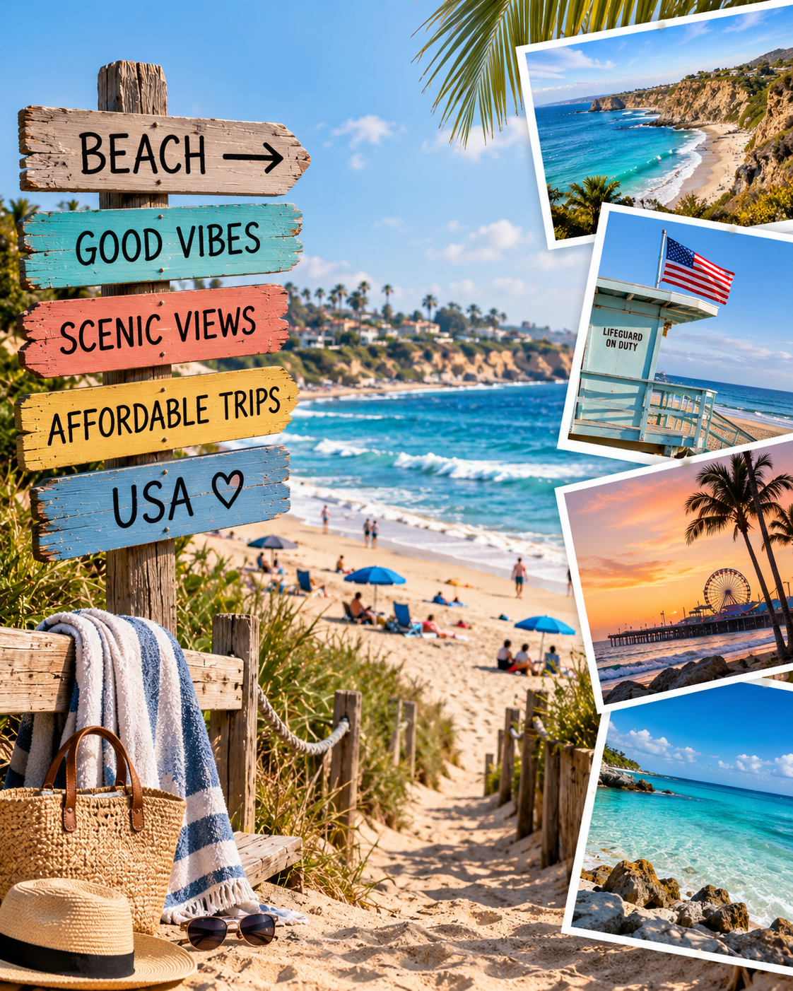 Affordable US beach destinations with sandy shores and turquoise waters.