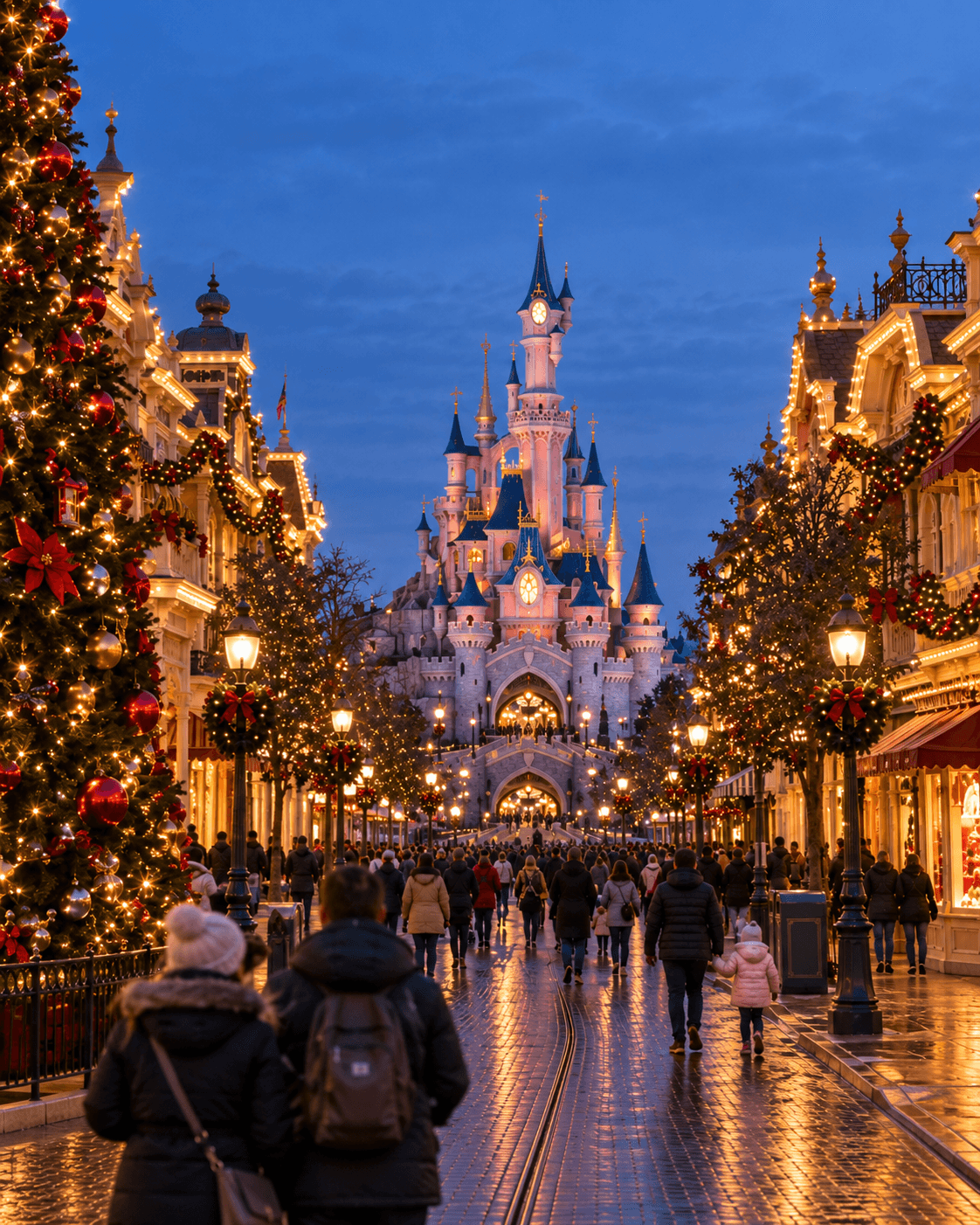 A little Christmas wonder, a little childhood nostalgia at Disneyland Paris.