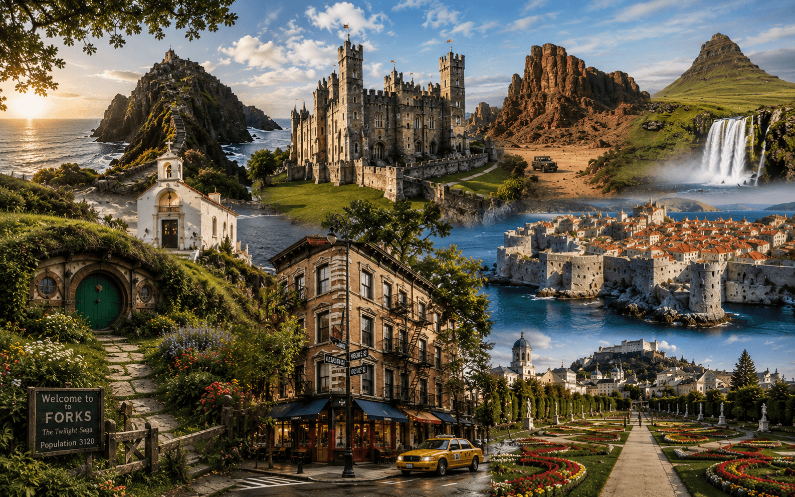 From the Shire to King's Landing, these 10 real filming locations let you step into some of cinema and TV's most unforgettable worlds.