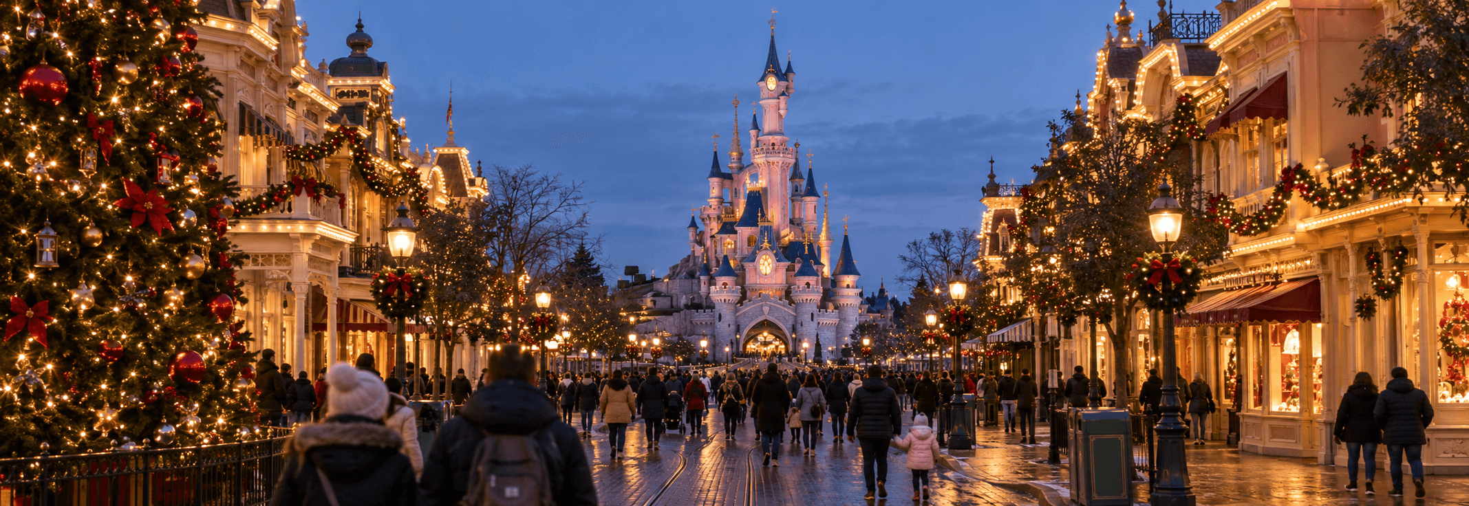 A little Christmas wonder, a little childhood nostalgia at Disneyland Paris.