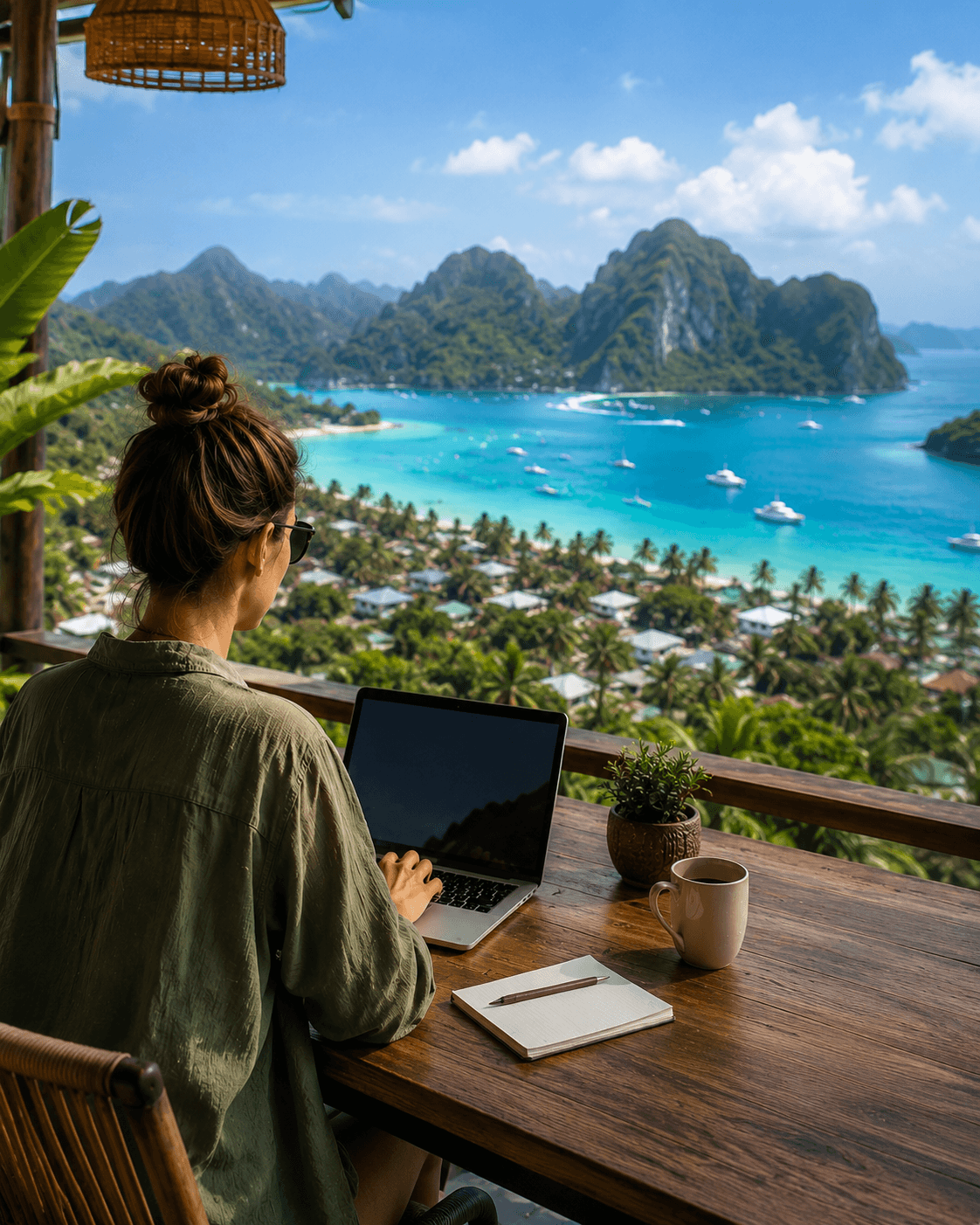 Work remotely. Live globally.