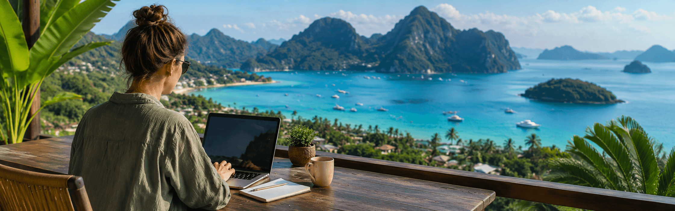 Work remotely. Live globally.