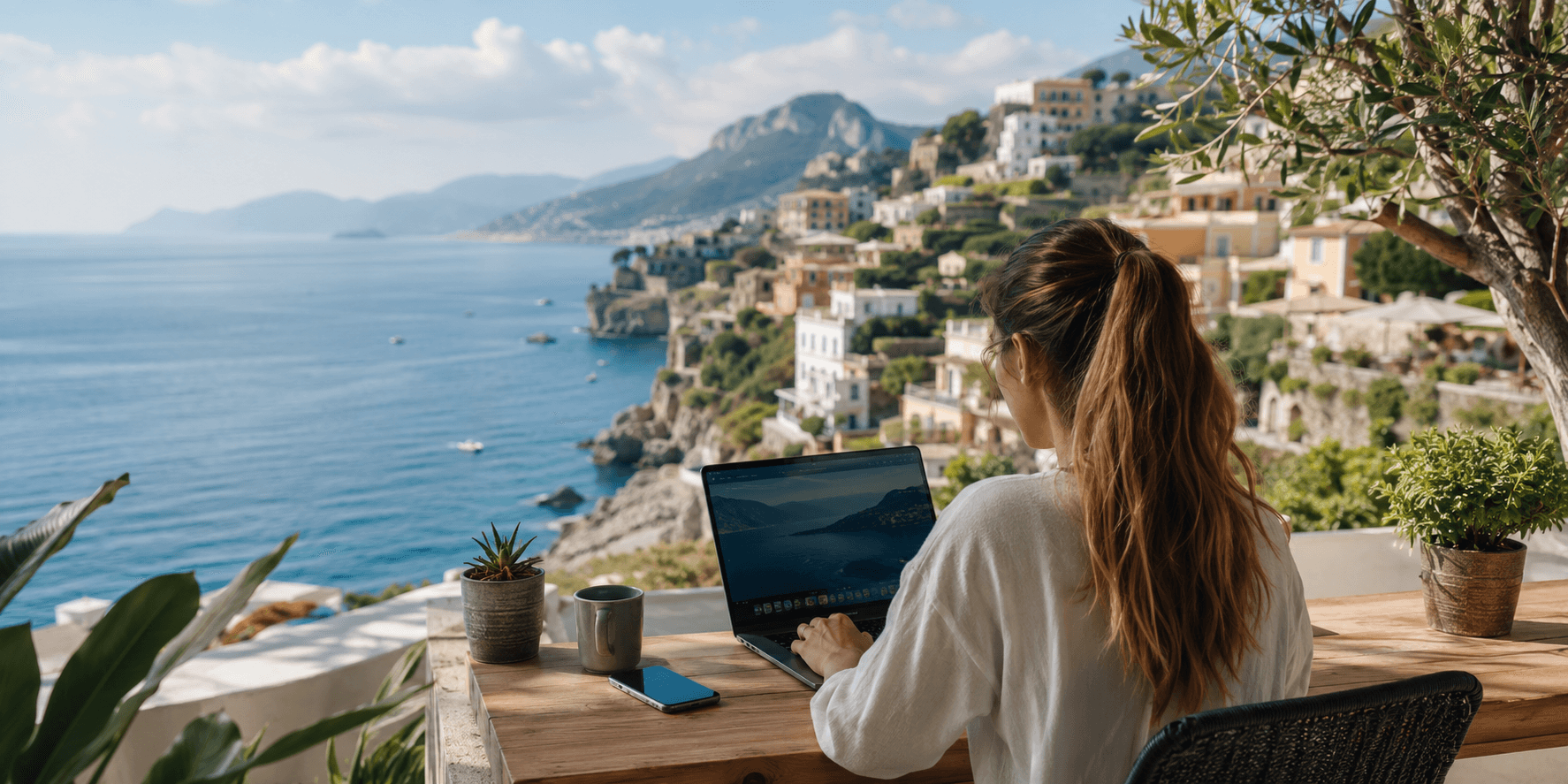Work remotely. Live globally.